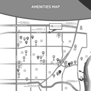 Communities map Edmonton