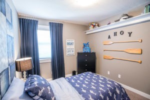 Ahoy bedroom by Edmonton home builder City Homes