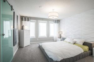 Bedroom by Edmonton home builder City Homes