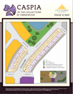 Map of Caspia Townhomes in South Edmonton