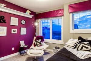 Designer kid's room in Edmonton by new home builder City Homes Master Builder