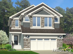 Milan C2 new home model by Edmonton home builder City Homes