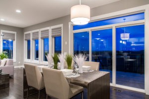 Dining room in new home built by City Homes Master Builder, Edmonton