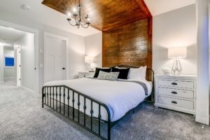 Duplex master bedroom built by new home builder City Homes Master Builder Edmonton
