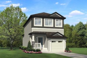 Home model built by new home builder City Homes in Edmonton