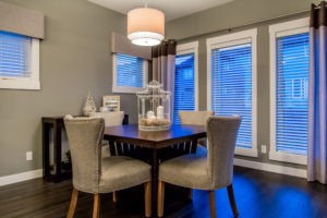 Dining room built by new home builder City Homes Master Builder