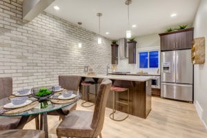Kitchen space in Caspia townhomes south edmonton