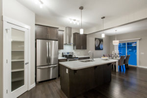 Kitchen of new home in Edmonton by City homes Master Builder