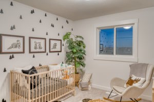 Baby Room in Sicily Showhome in Secord Heights