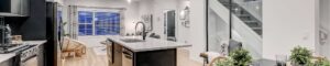 Bristol Kitchen for South Edmonton Townhome Promotion by City Homes Master Builder