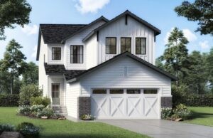 Rendering of a single family home build by new home builder City Homes Master Builder