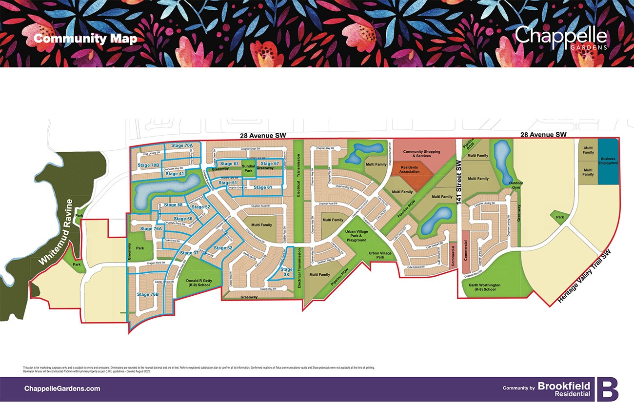 Chappelle Gardens Community Map